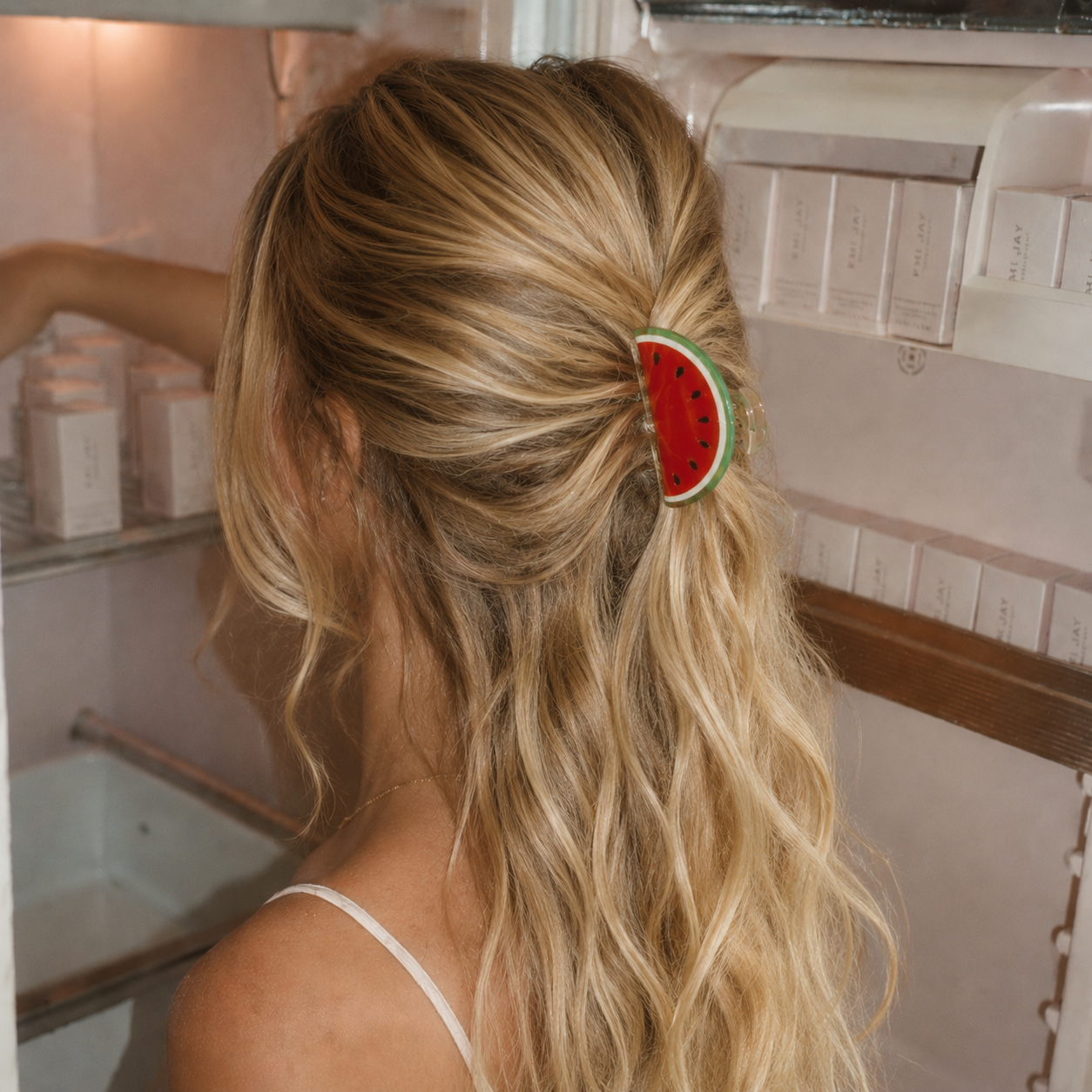 Molletta per Capelli Anguria Fresca e Colorata
