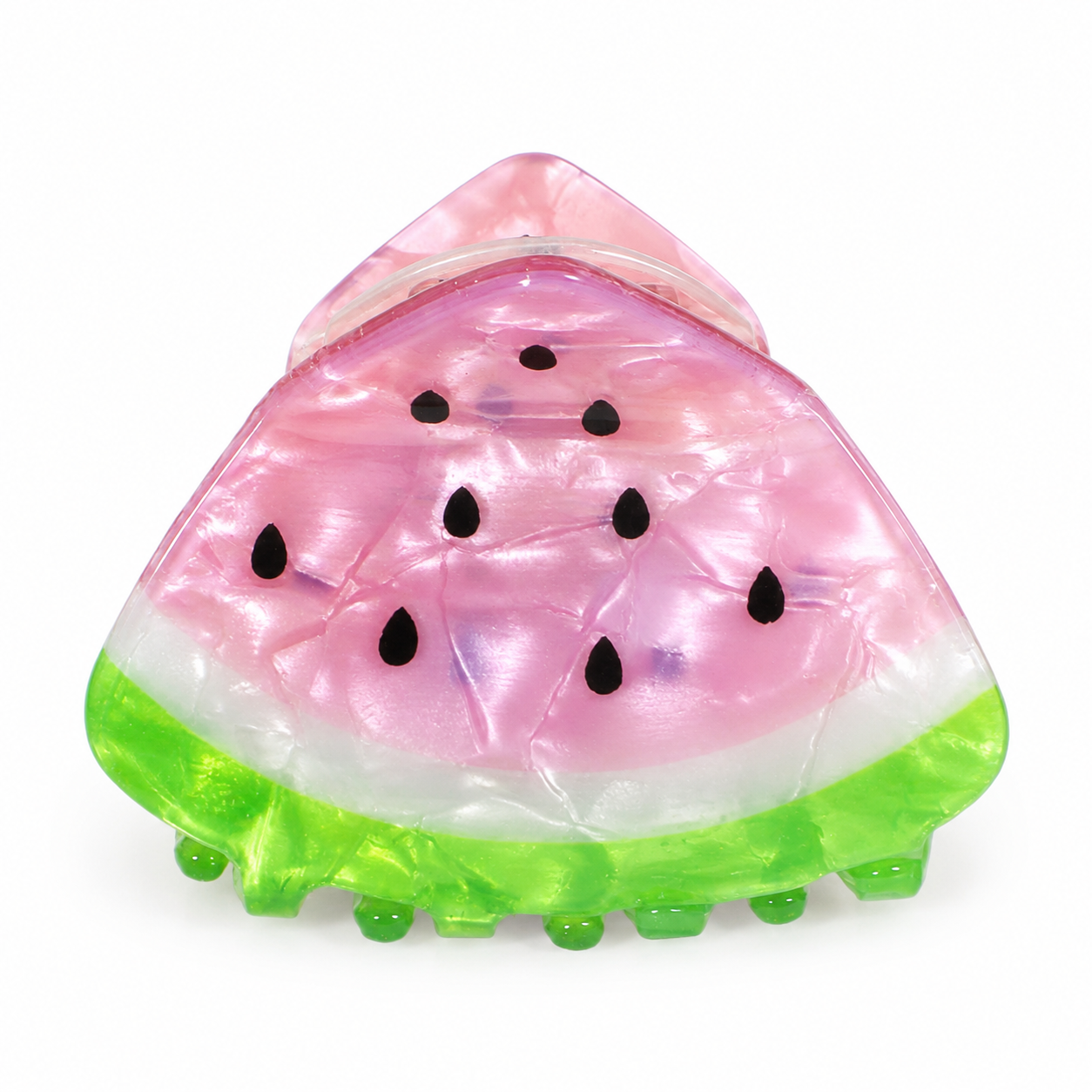 Mollette per Capelli Frutta Limone 6.5cm Anguria Rosa