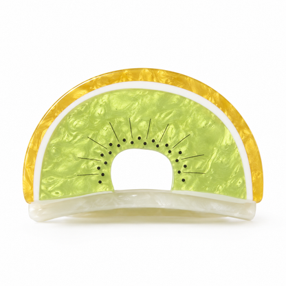 Molletta per Capelli Kiwi Verde 6,5×4 cm